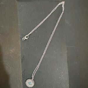 Evil Eye Necklace ( Silver)